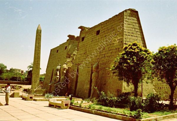 Pylon Entrance, Luxor Temple, Luxor